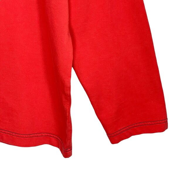 Nautica Quarter-Zip Pullover Sweater Men Size XL Red High-Neck 100% Cotton - Picture 10 of 13